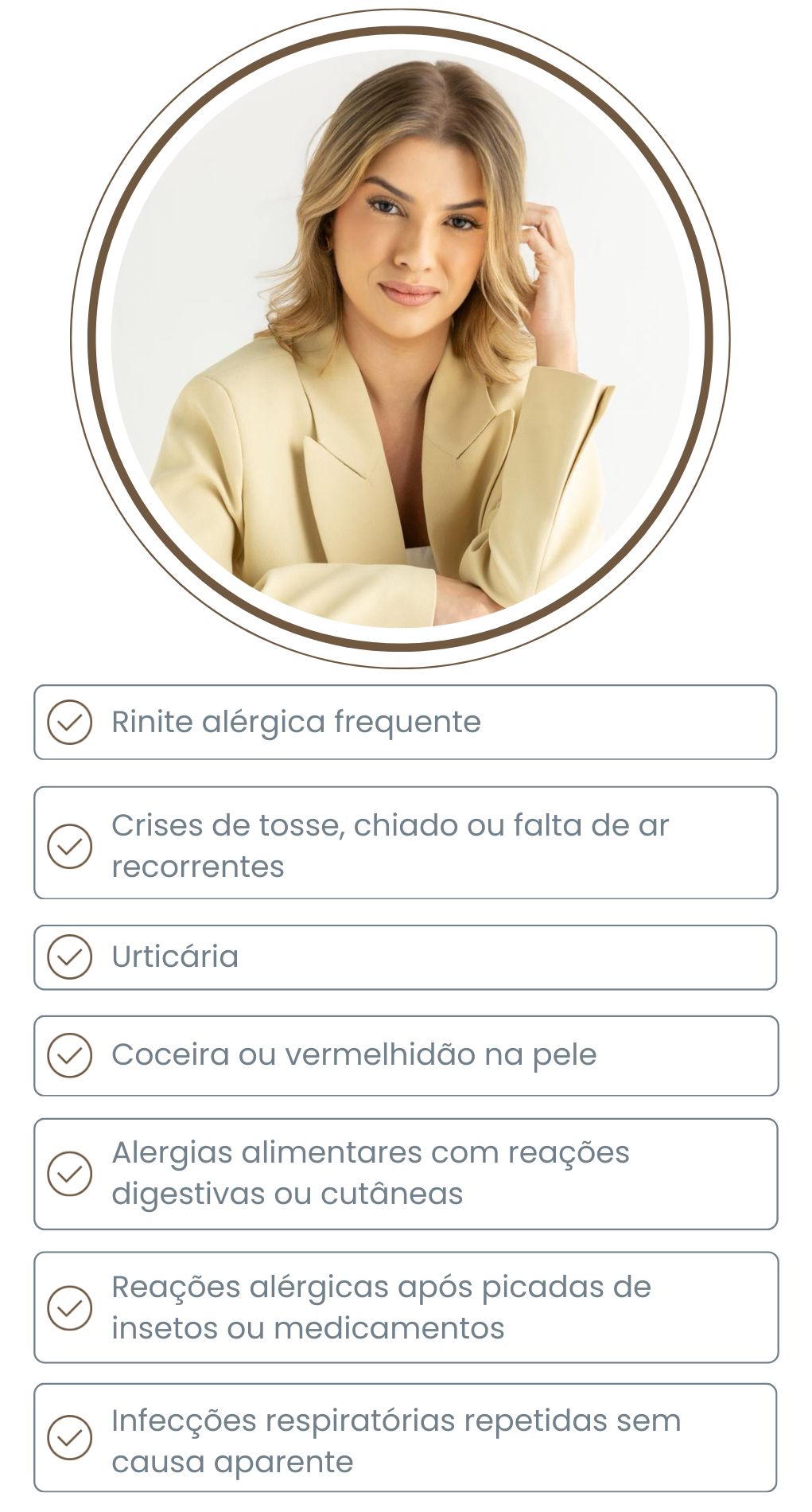 Sintomas para procurar uma pediatra especializada em alergologia em mobile